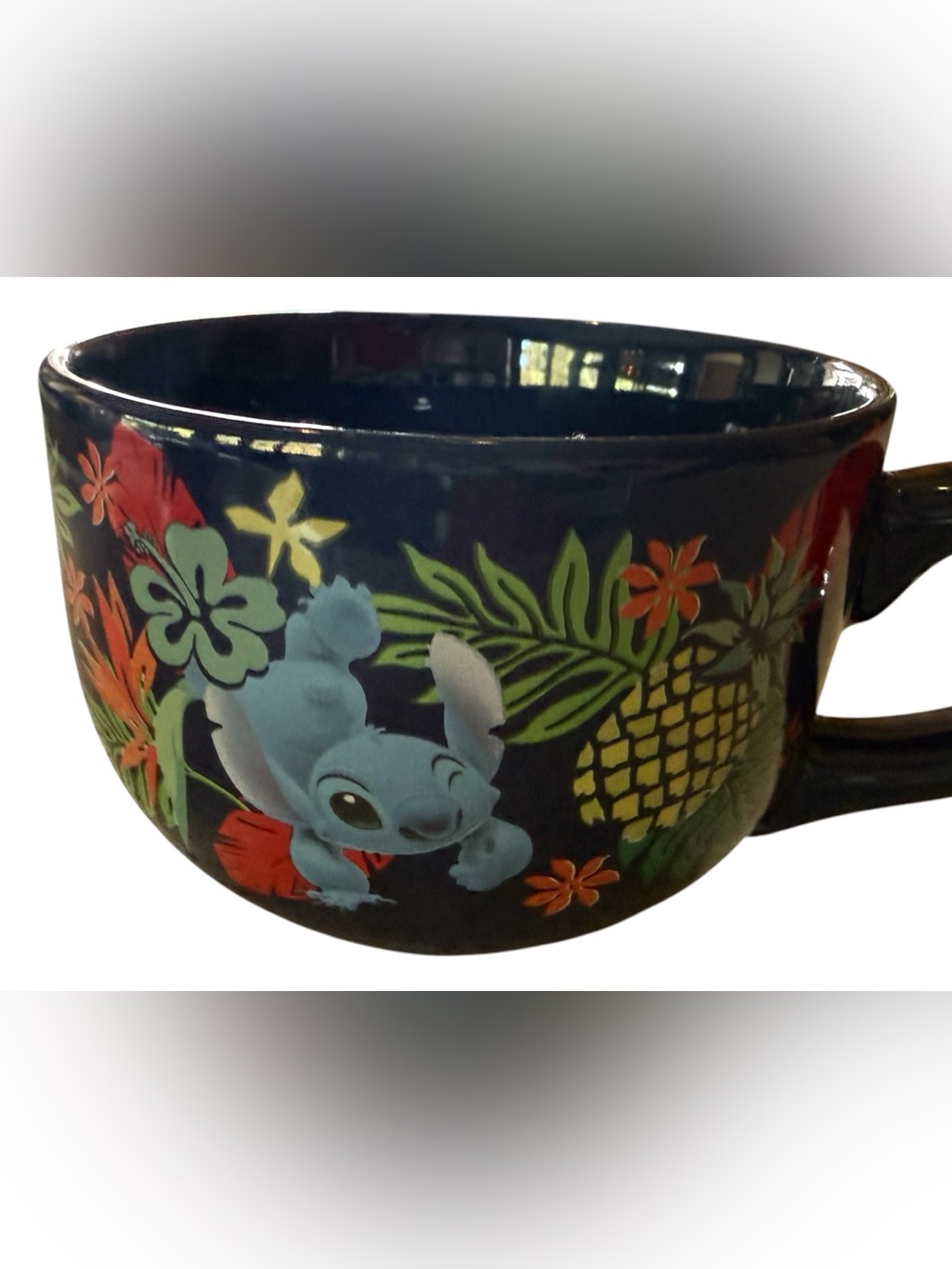 Disney Stitch Tropical Hawaiian Oversized Mug